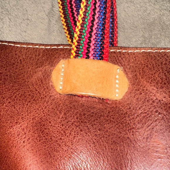 Consuela Brown Tote Bag in Vico Design with Multicolor Straps - GUC - Picture 13 of 16